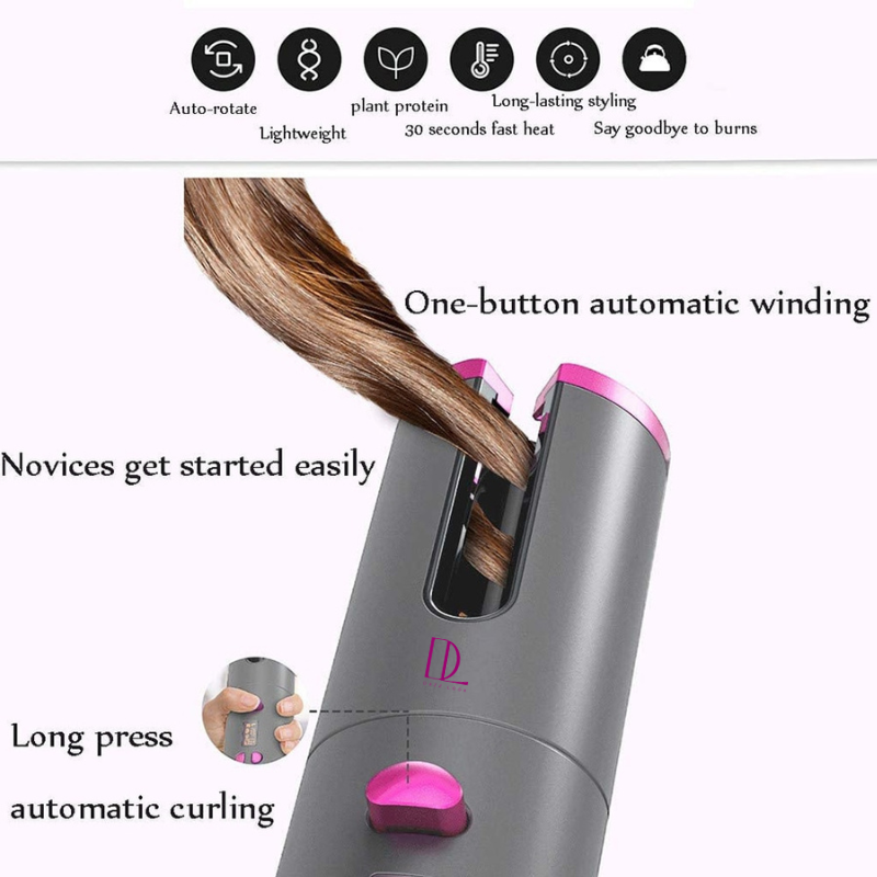 Cordless Automatic Hair Curler